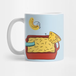 Macaroni and cheese illustration Mug